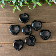 Load image into Gallery viewer, Obsidian Heart Shaped Worry Stone