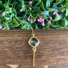 Load image into Gallery viewer, Smoky Quartz Glass Stone bracelet