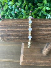 Load image into Gallery viewer, Rose Quartz & Gold Bracelet
