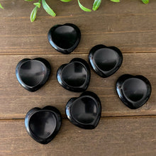 Load image into Gallery viewer, Obsidian Heart Shaped Worry Stone
