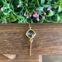 Load image into Gallery viewer, Smoky Quartz Glass Stone bracelet
