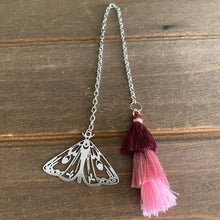 Load image into Gallery viewer, Silver Moth bookmark