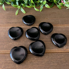 Load image into Gallery viewer, Obsidian Heart Shaped Worry Stone