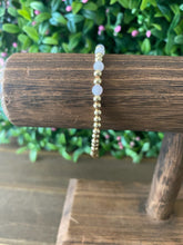 Load image into Gallery viewer, Rose Quartz & Gold Bracelet