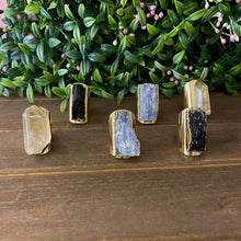 Load image into Gallery viewer, Clear Quartz Adjustable Ring