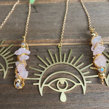 Load image into Gallery viewer, Seeing Eye Rose Quartz Bookmark