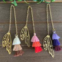Load image into Gallery viewer, Gold Butterfly Wing bookmark