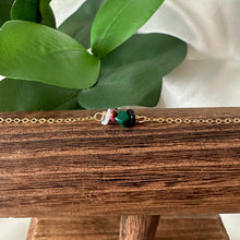 Load image into Gallery viewer, Scorpio Gemstone Zodiac Necklace