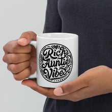 Load image into Gallery viewer, Rich Auntie Vibes Mug in White