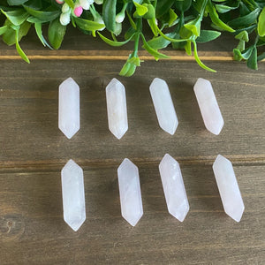 Double Pointed Rose Quartz