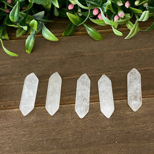 Double Pointed Clear Quartz