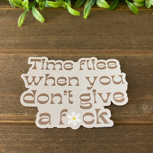 Time Flies Sticker