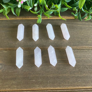 Double Pointed Rose Quartz