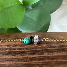 Load image into Gallery viewer, Sagittarius Gemstone Zodiac Necklace
